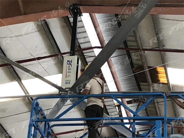 瑞泰風(fēng)車間大吊扇案例圖 瑞泰風(fēng)車間大吊扇案例圖