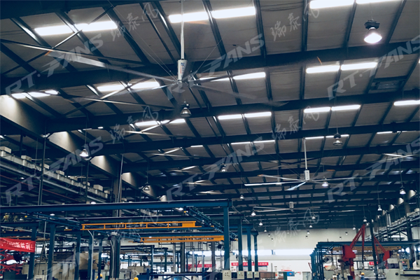 中山車間大吊扇廠家瑞泰風案例圖 中山車間大吊扇廠家瑞泰風案例圖