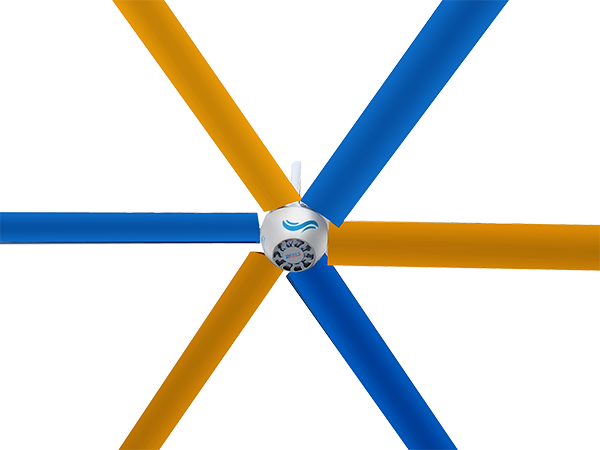 夏季來(lái)臨高大廠房首選用工業(yè)大吊扇