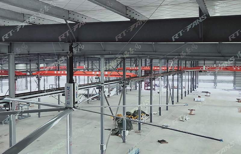 東莞工業(yè)大吊扇廠家瑞泰風(fēng)良心工藝制造，不怕你參觀